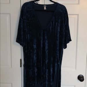 We The Free by Free People Oversized Velvet Top